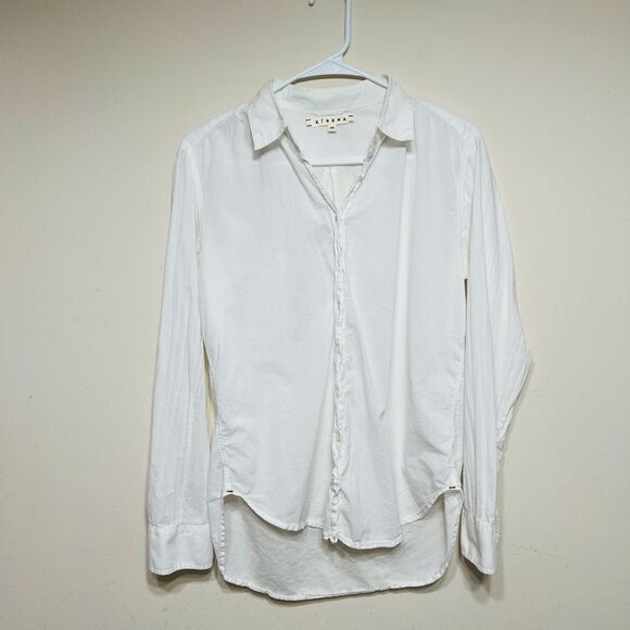 Xirena White Button Down Shirt XS Women Long Sleeve - Picture 1 of 9